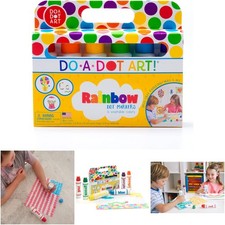 Rainbow Washable Markers 6-Pack Kids Activity Craft Coloring Supplies USA Made