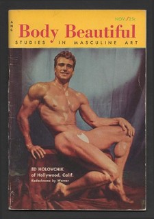 Vintage November 1954 BODY BEAUTIFUL #1 Pocket Size Classic Physiques ED FURY