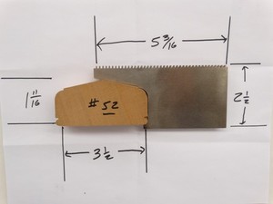 Custom Lock Edge Shaper Knives for 1 11/16" x 3 1/2" Handrail or Rail Cap