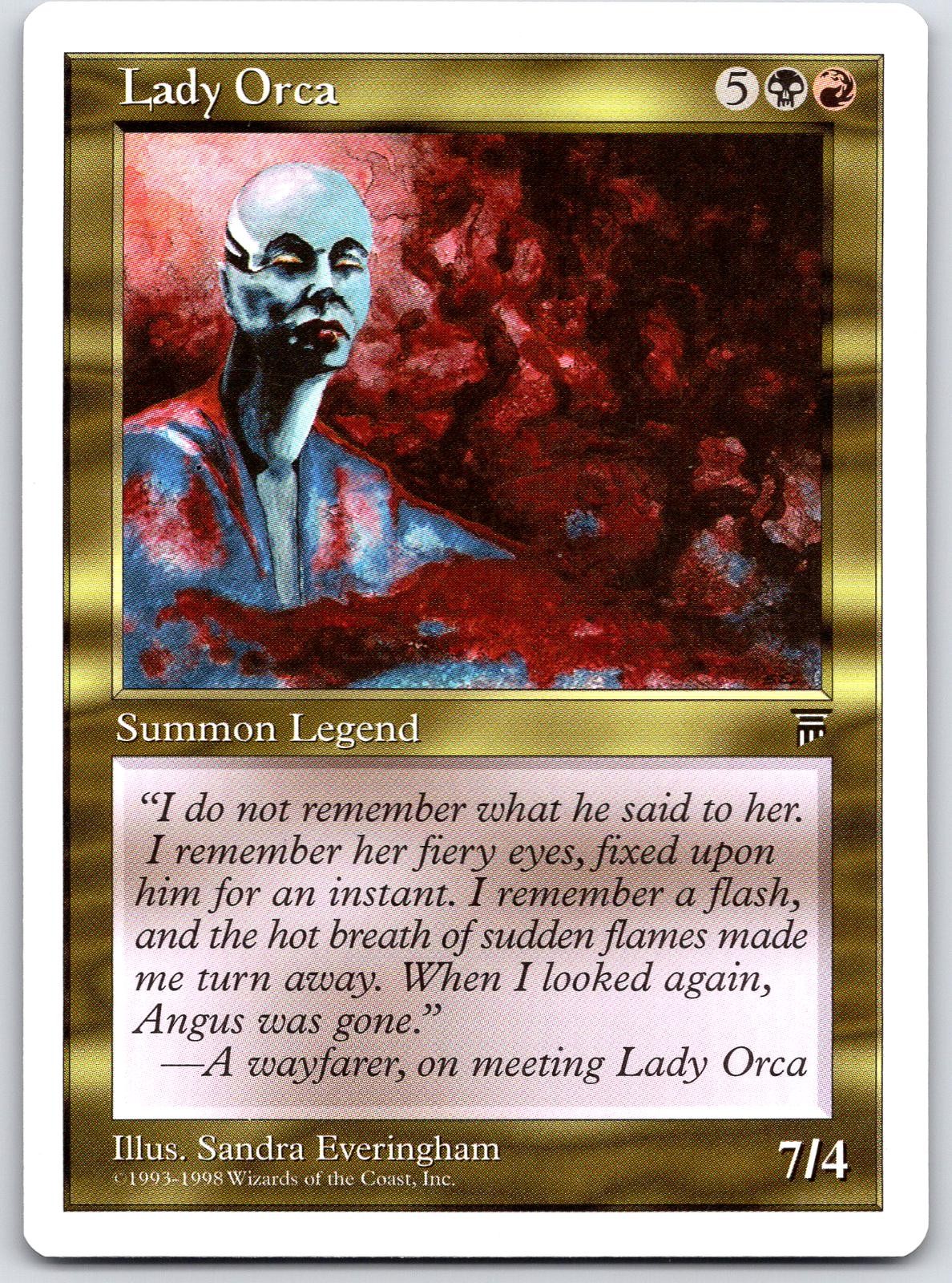 Lady Orca 6 Uncommon Anthologies Magic: The Gathering Lightly Played