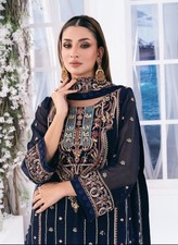 Pakistani Indian Bangladeshi Luxury Chiffon Collection Festive/party Wear