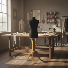 SCHNEIDERPUPPE KIND  105 CM SCHWARZ