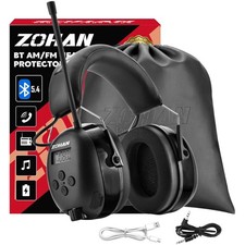 Noise-Canceling Bluetooth Earmuffs with 2000mAh Battery Radio Functionality