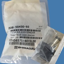 Original Shimadzu 228-50450-92 Drain Valve Assy LC-20ADXR New/Old Stock Sealed