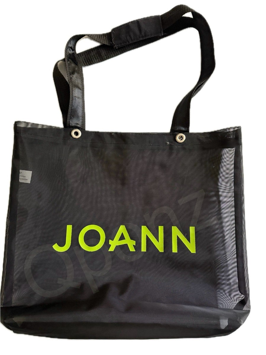【PORTERNA】Lugon mesh tote bag Joann Fabric Store Reusable Black Mesh Shopping Tote Bag