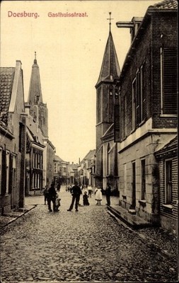 Ak Doesburg Gelderland Niederlande, Gasthuisstraat - 10655666