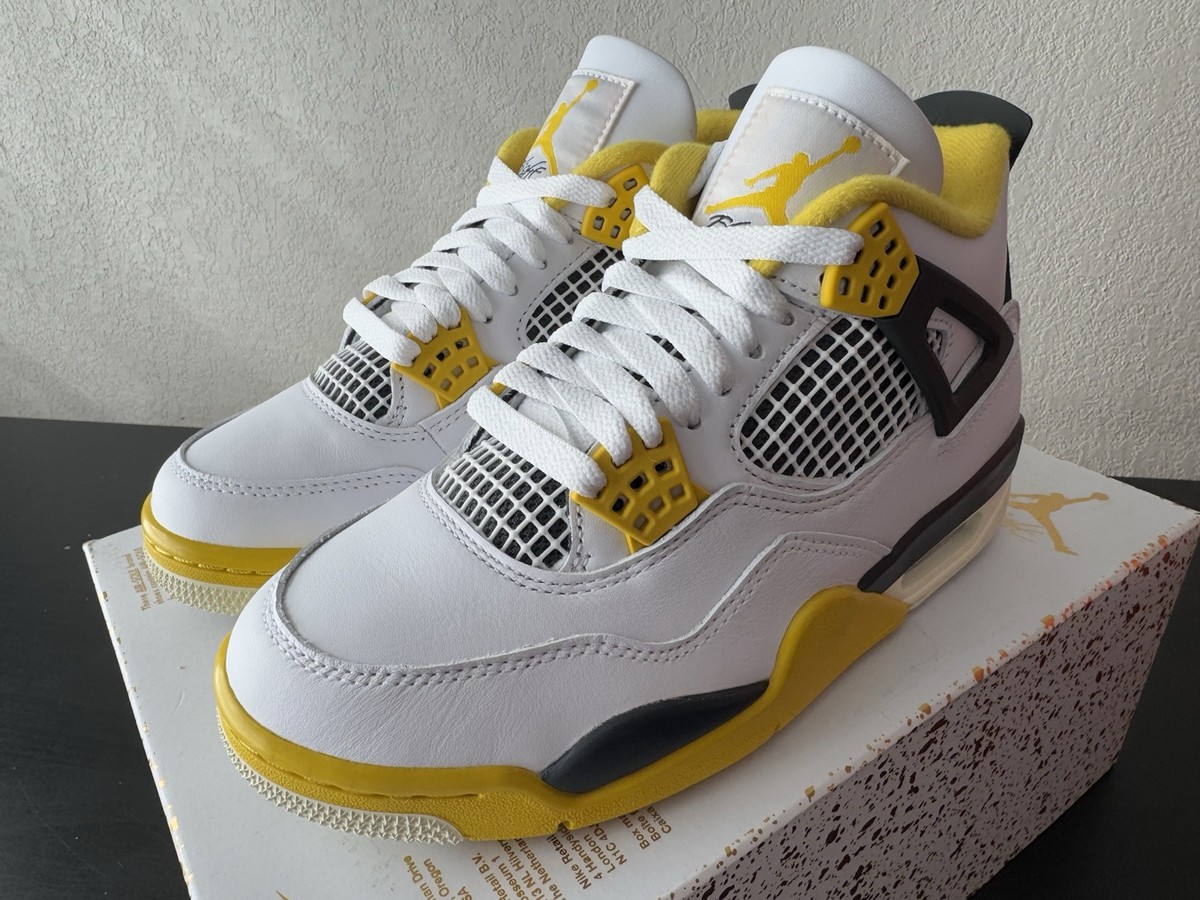 Size 6 - Air Jordan 4 Retro Vivid Sulfur W for sale online | eBay