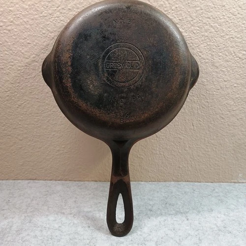 Griswold Cast Iron Skillet No 3 Erie PA 709 B