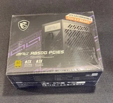 MSI MPG A850G PCIE5 Power Supply ATX 80 Plus Gold-Certified 850W-sealed