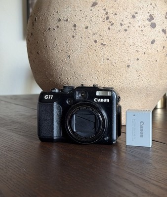 Canon PowerShot G11 10MP Digital Camera- Black FULLY TESTED WORKS