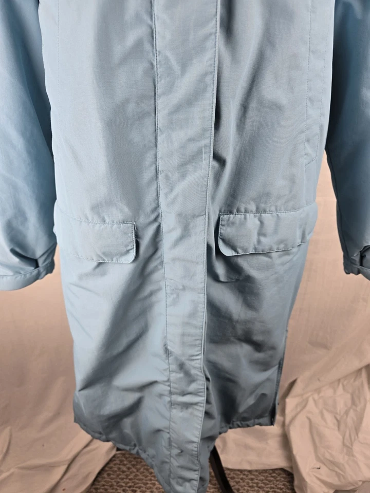 Lands' End Long Hooded Lined Winter Coat Sz M - Image 4 of 4