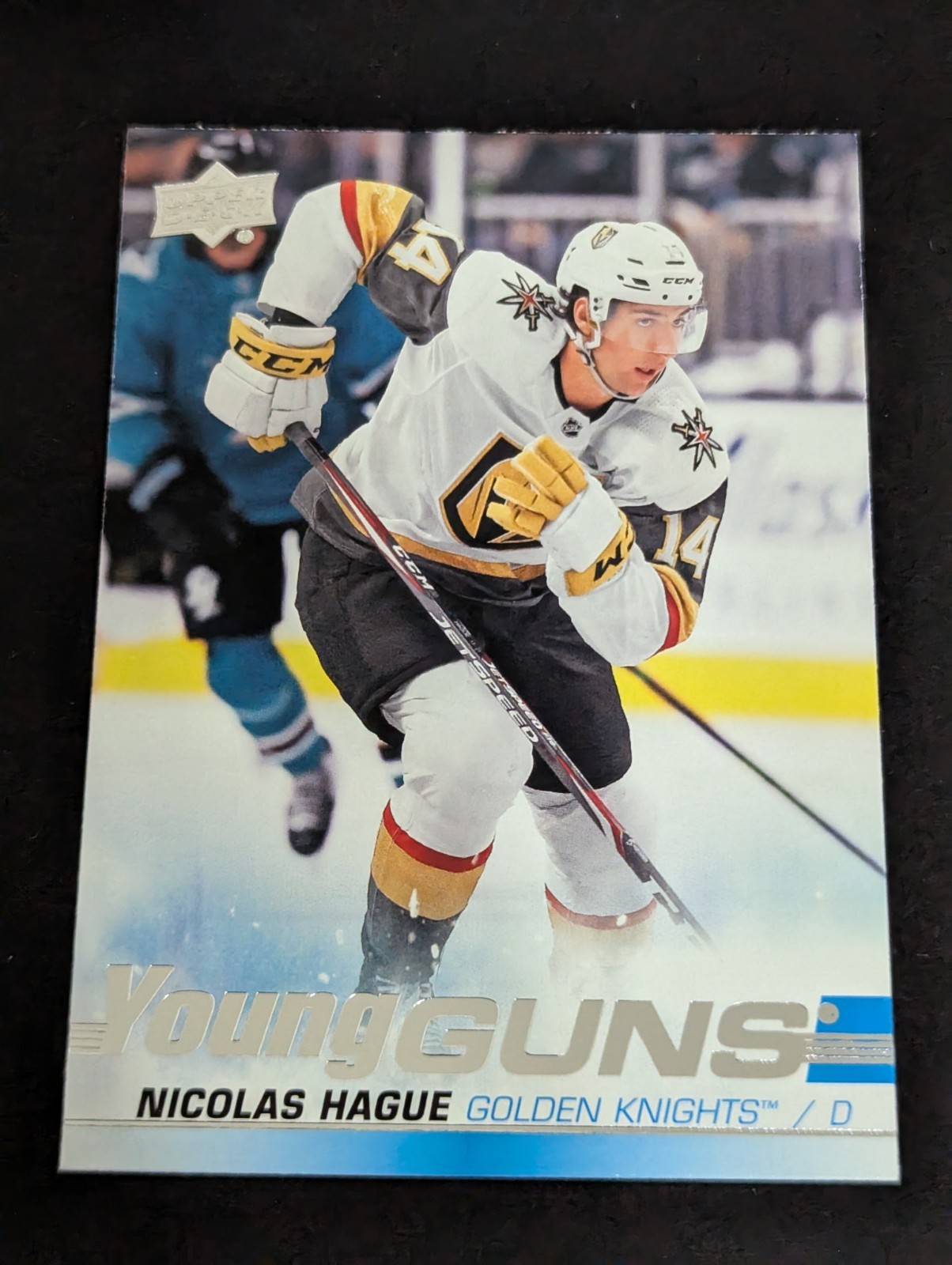 2019-20 Upper Deck Young Guns #489 Nicolas Hague Rookie (RC) Golden Knights
