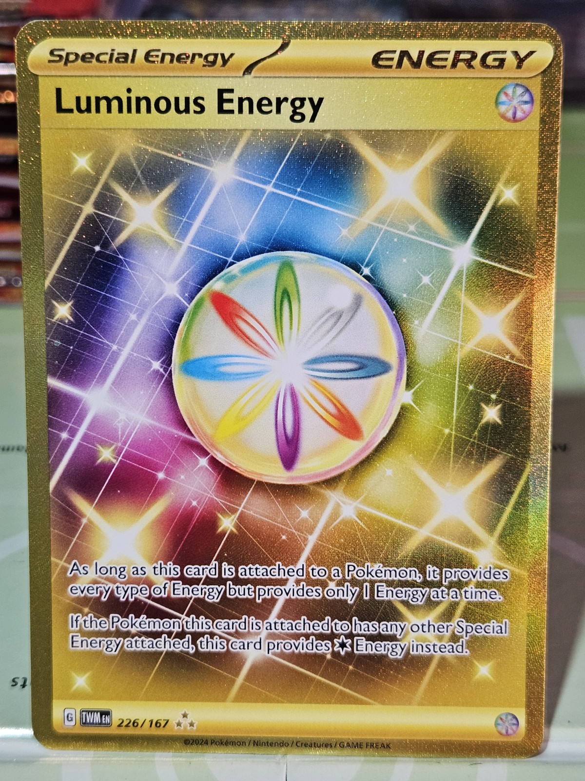 Hyper Rare Luminous Energy 226/167 Pokemon Card Twilight Masquerade NM-MT 2024