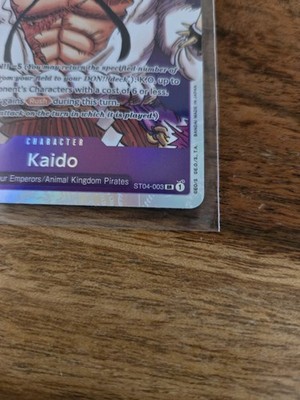 One Piece English Super Pre-Release Kaido ST04-003 Starter Deck