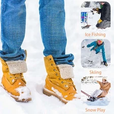 1Pair Winter Neoprene Toe Warmers Insulated–Suitable for Skiing & Cycling Trips