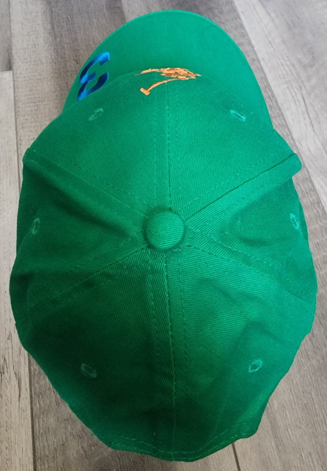 NUOVO Polo Ralph Lauren Fragrances Big Pony Strap cappello posteriore verde #3