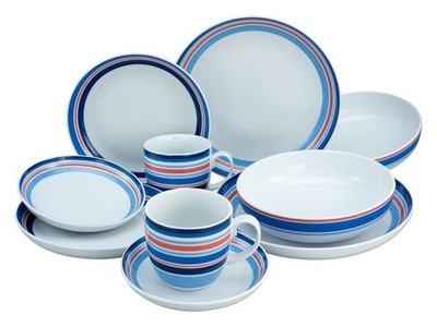 CreaTable AllRound Coast Line Kombiservice 10-tlg Porzellan