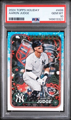 Aaron Judge 2024 Topps Holiday #H99 PSA 10
