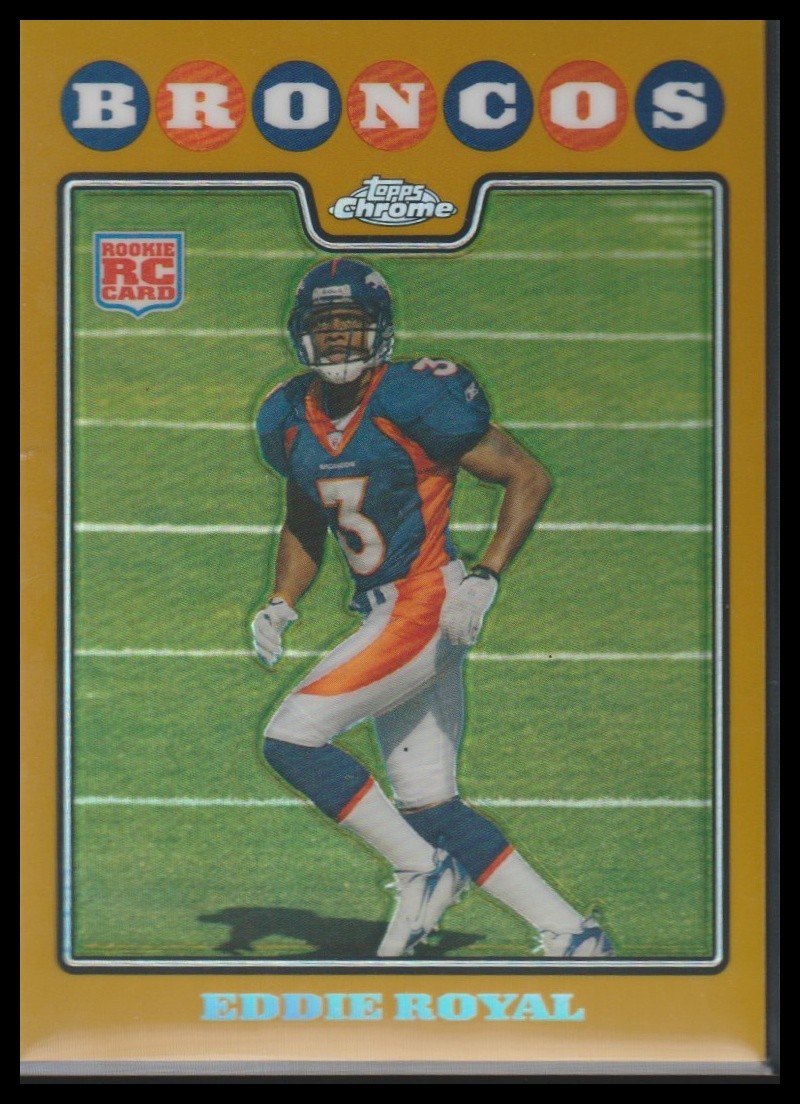Eddie Royal Topps Chrome #TC270 Gold Refractor