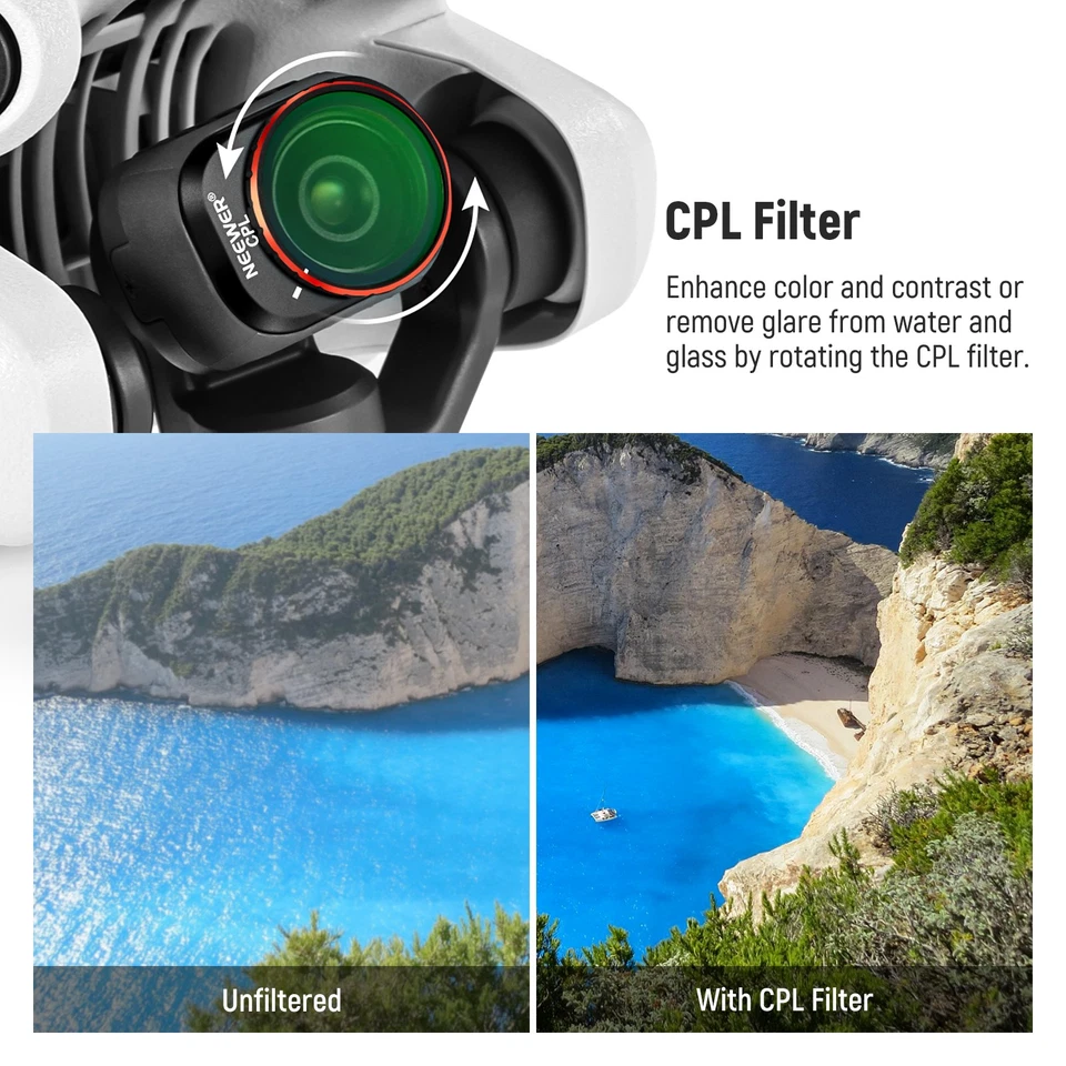 NEEWER FL-A30D 4-Pack ND/CPL Set for DJI Mini 4 Pro (ND16/64/256+CPL) - Image 4 of 4
