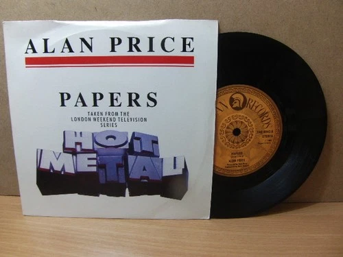 Alan Price – Papers 1983 7” Trojan TRO 9083 PS