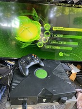 Original Microsoft Xbox Console With 4 Controllers Tested & Working