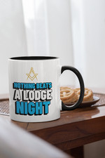 Freemason Masonic Coffee Mug - Lodge Night - Brother Freemasonry Masonic Gift