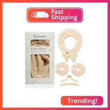 Eutonys Heatless Curls Hair Curlers to Sleep in Velvet No-Heat Overnight Curli