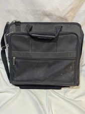 Compaq Laptop Briefcase Messenger Bag Black Business Travel Shoulder Strap 17  