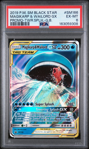 Magikarp & Wailord-GX graded PSA 6 for sale on eBay