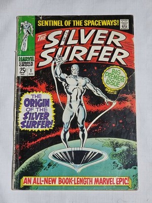 RARE Silver Surfer #1 1968 Marvel Comics Origin Stan Lee John Buscema Silver Age