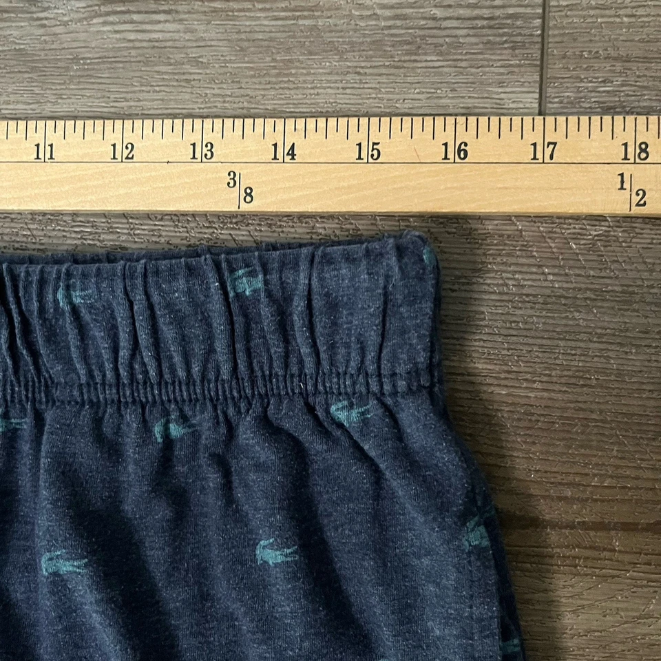 Lacoste Sleepwear брюки мужские L сетки крокодила гостиной пижамы шнурок расслабленный крой - Изображение 4 из 4