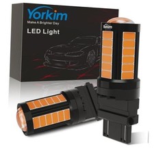 3157 LED Light Bulbs Amber Super Bright, 3056 3156 3157/3156 Amber pack of 2