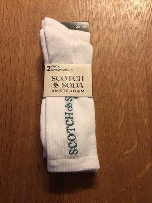 2 Scotch &Soda Crew Socks  in Größe 43-46