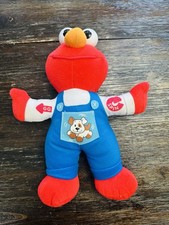 Vintage 1997 Tyco Jim Henson Talking Elmo Mattel Plush Stuffy - See Description