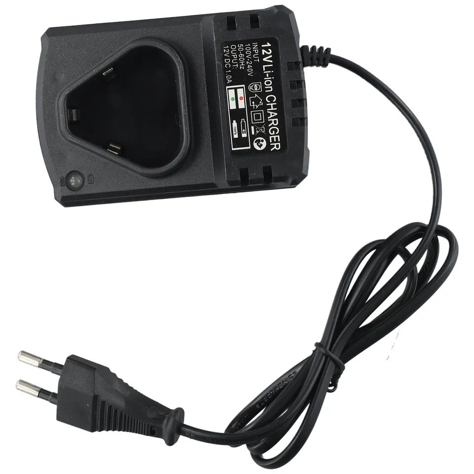 CARICABATTERIE TRAPANO 12V LITIO AVVITATORE ELETTRICO NERO