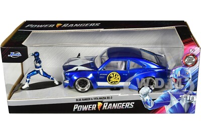 1974 MAZDA RX-3 & BLUE RANGER FIGURE 