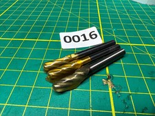  3 PCS KENNAMETAL 1/4 IN ENDMILLS REGRINDS