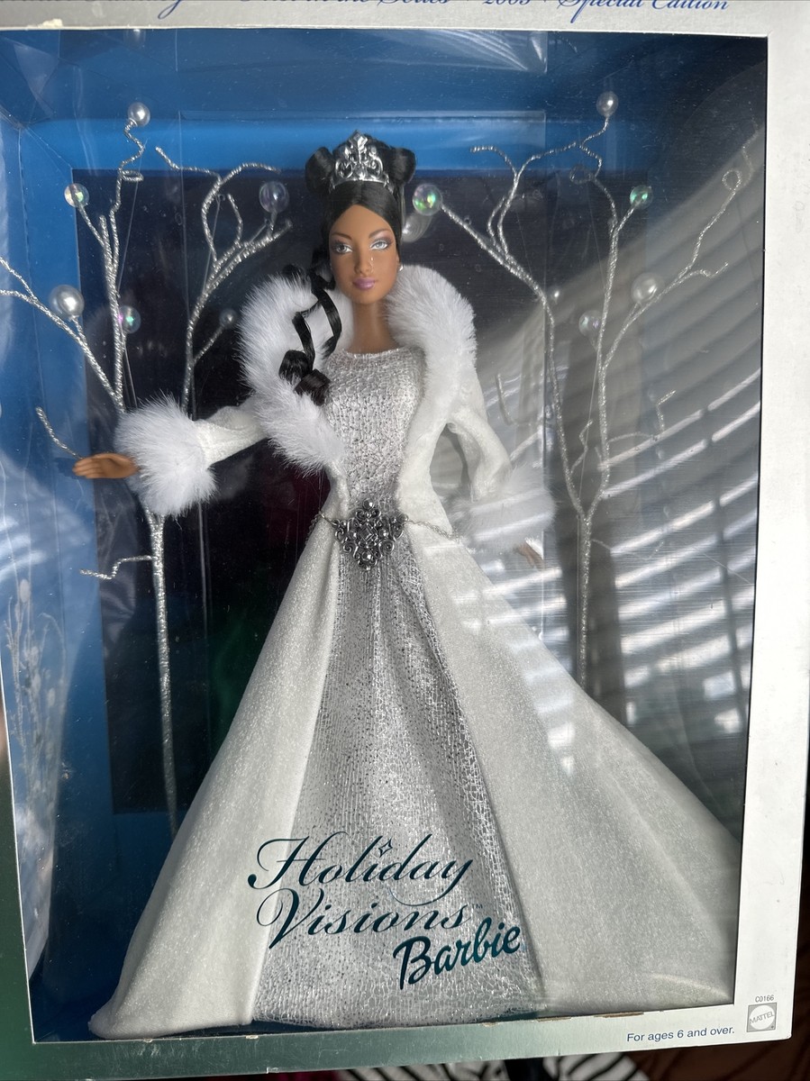 Holiday Visions Barbie Doll African American Winter Fantasy