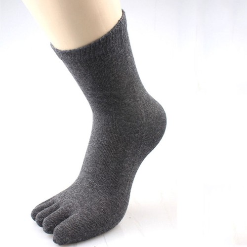 Neu Herren Baumwolle Fünf-Finger Socken Bequem Sport Atmungsaktiv Schlauch Kurz Socke - Bild 19 von 20
