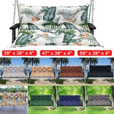 Garden Bench Cushion with Backrest Outdoor Garden Swing Chair Bench Seat Pads