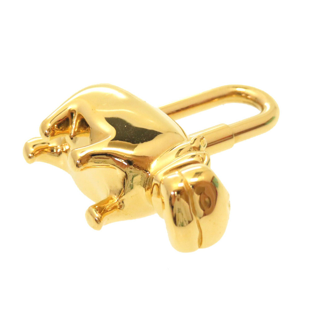 Hermès Porte cles Hippo Charm Ag925 Hermes Palladium Plated 2005 Hippopotamus Cadena Lock Charm