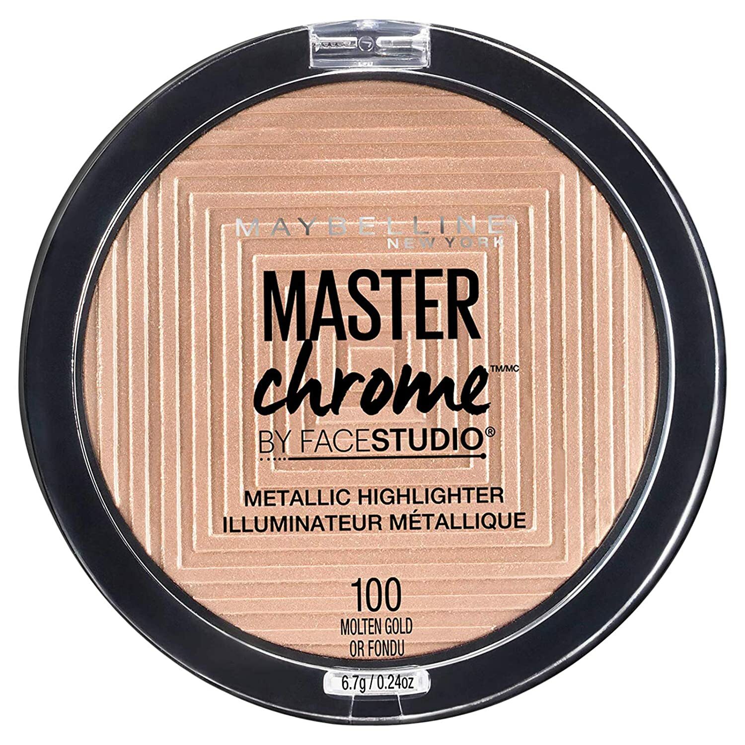 Металлический хайлайтер Maybelline Master Chrome от Facestudio 100 расплавленное золото 2190₽