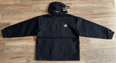 Supreme Nike ACG Denim Pullover Jacket Black Medium M NEW IN Supreme Nike ACG Denim Pullover Jacket Black Medium M NEW IN