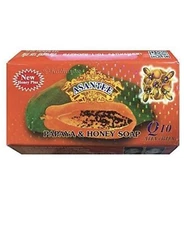 25 Bars - Asantee Papaya & Honey Thai Herbal Soap Anti Acne Whitening Skin Care 