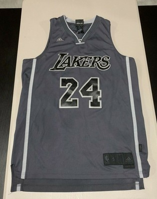 grey lakers jersey