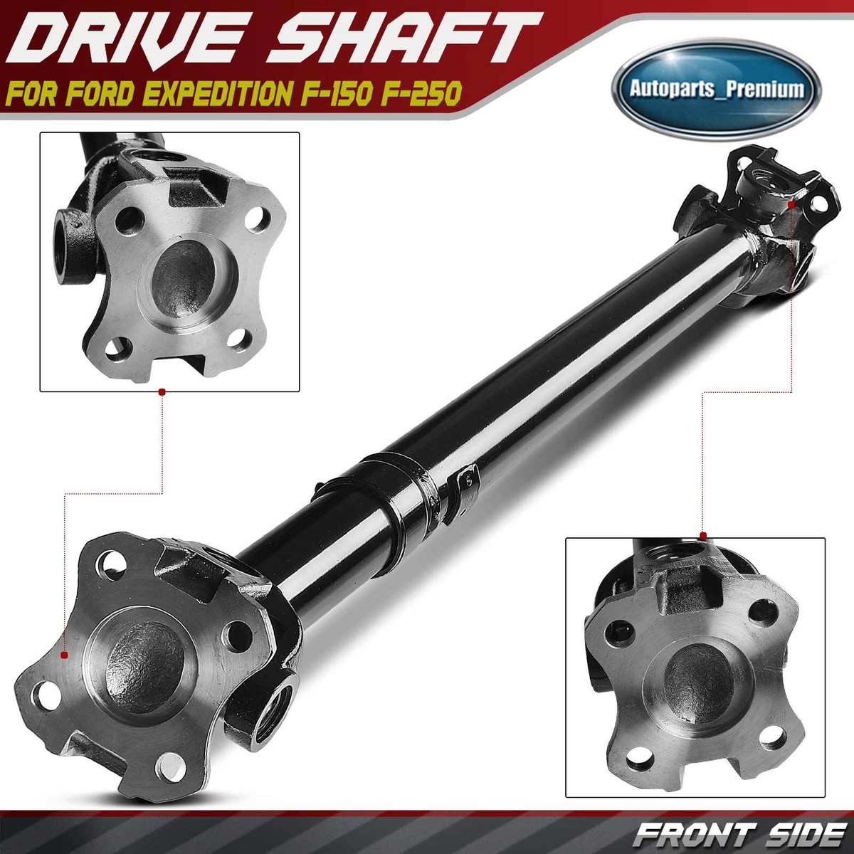 Front Driveshaft Prop Shaft Assembly for Ford F-150 97-03 F-250 Expedition  4WD