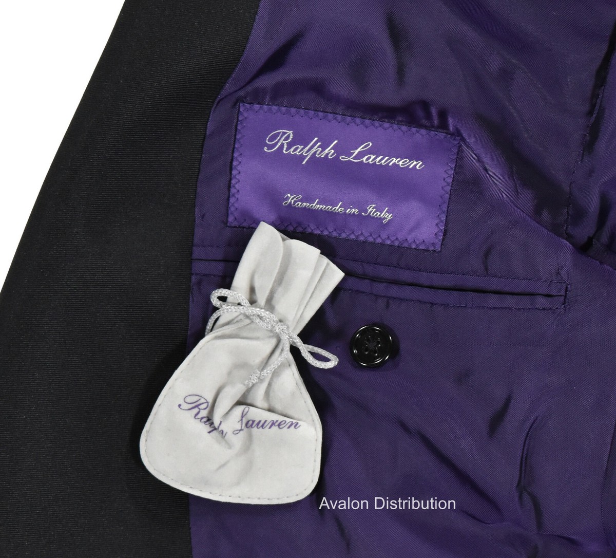 美品　Ralph Lauren Purple Label テーラードジャケット Ralph Lauren Purple Label Wool Melton Tuxedo Blazer Jacket