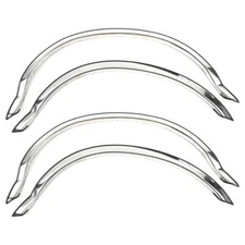 Fender Trim For Ford F-250 F-350 87-98  1" Wide Mirror Polished Stainless Steel 