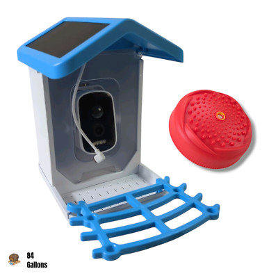 Smart Solar Bird Feeder with Camera + AI Identify + 4mp Capture